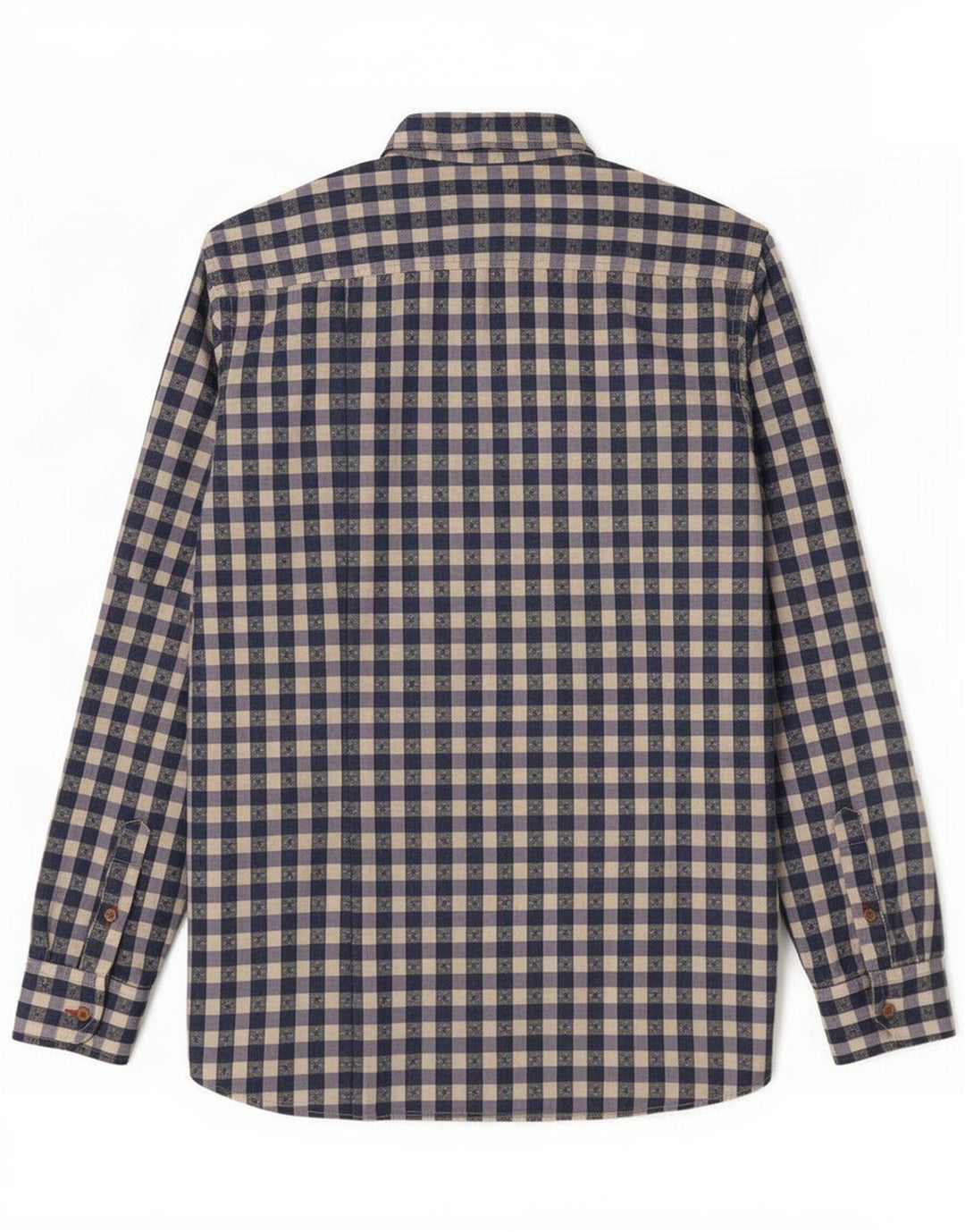 Ted Baker Mens Shirt Size 4 Large Purple Gingham Cotton