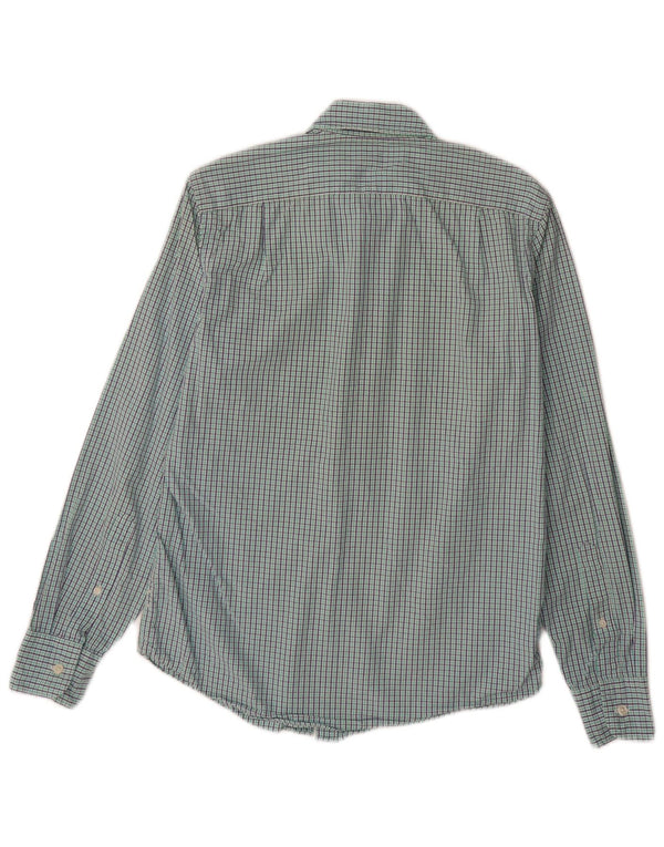 J. CREW Mens Slim Shirt Small Green Check Cotton