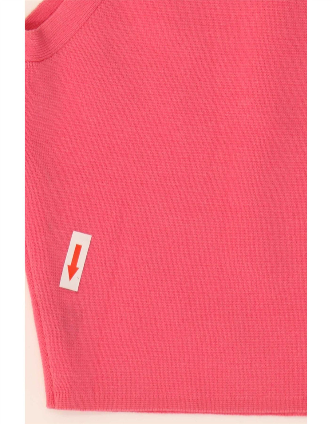 Zara Womens Crop Vest Top UK 12 Medium Pink