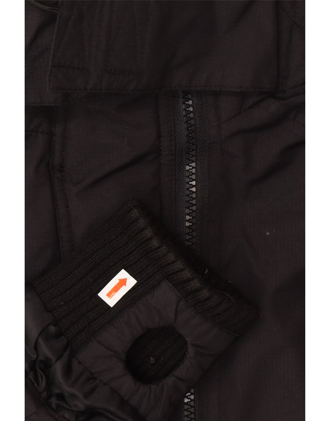 SUPERDRY Womens Loose Fit Hooded Windbreaker Jacket UK 10 Small Black