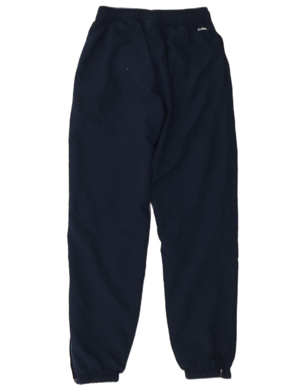 Adidas Boys Climalite Tracksuit Trousers Joggers 13-14 Years Navy Blue