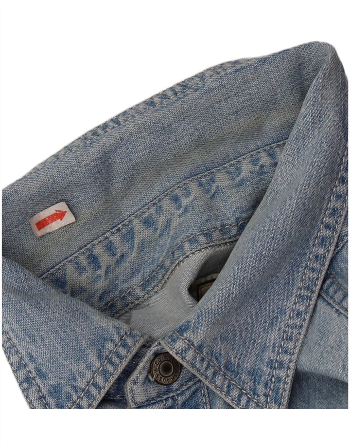 Levi's Mens Denim Shirt Medium Blue Cotton
