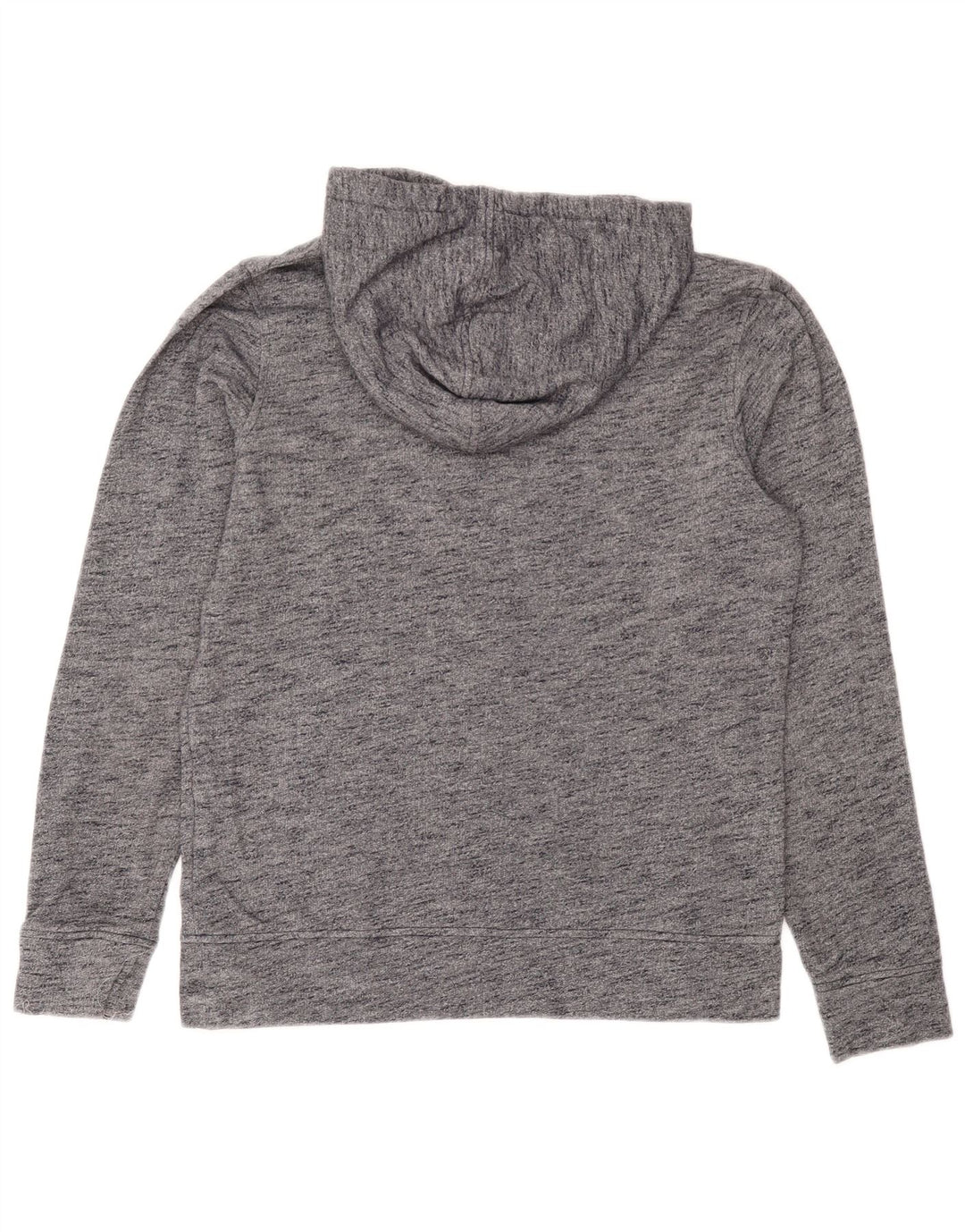 JACK & JONES Mens Graphic Hoodie Jumper Small Navy Blue Flecked Cotton