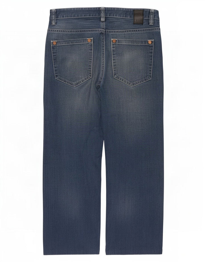 Hugo Boss Mens Loose Jeans W36 L27 Blue