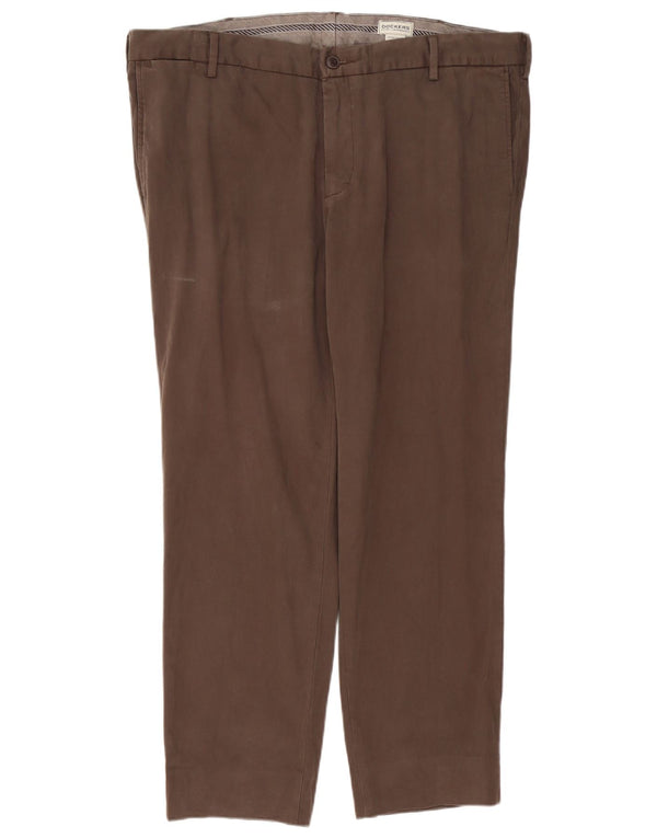 Dockers Mens Slim Fit Chino Trousers W40 L29 Brown Cotton