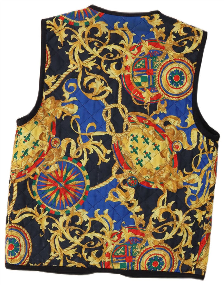 Club Voltaire Womens Quilted Gilet UK 14 Medium Multicoloured