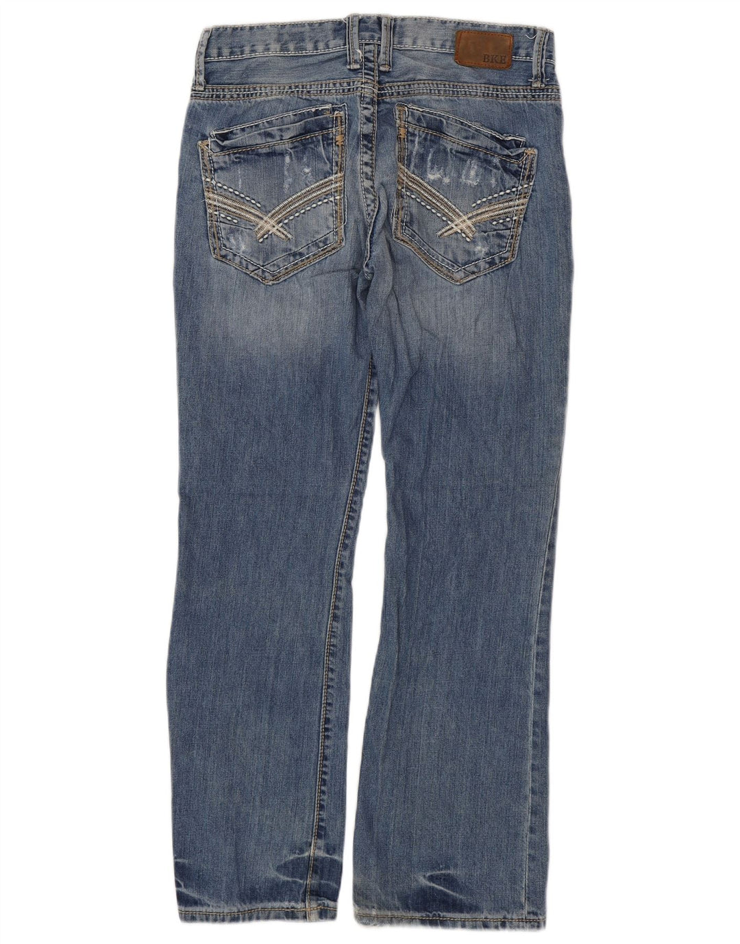 BKE Womens Aiden Bootcut Jeans W30 L29 Blue Cotton
