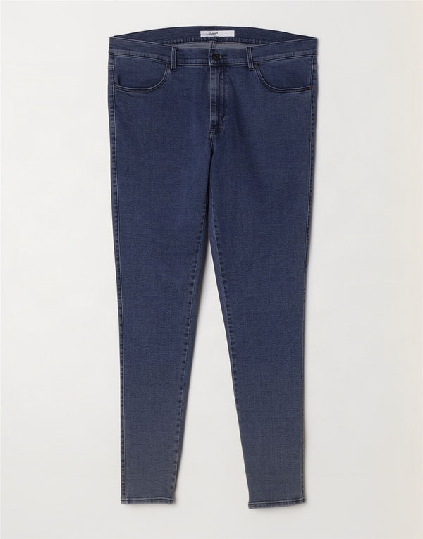 Wrangler Womens High Rise Skinny Jeans W40 L32 Blue Cotton