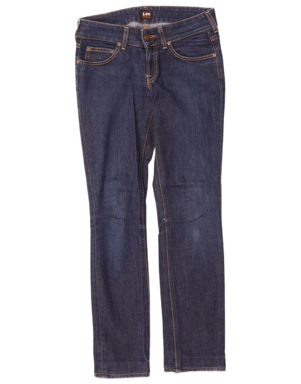 Lee Womens Amy Slim Jeans W27 L30 Navy Blue Cotton
