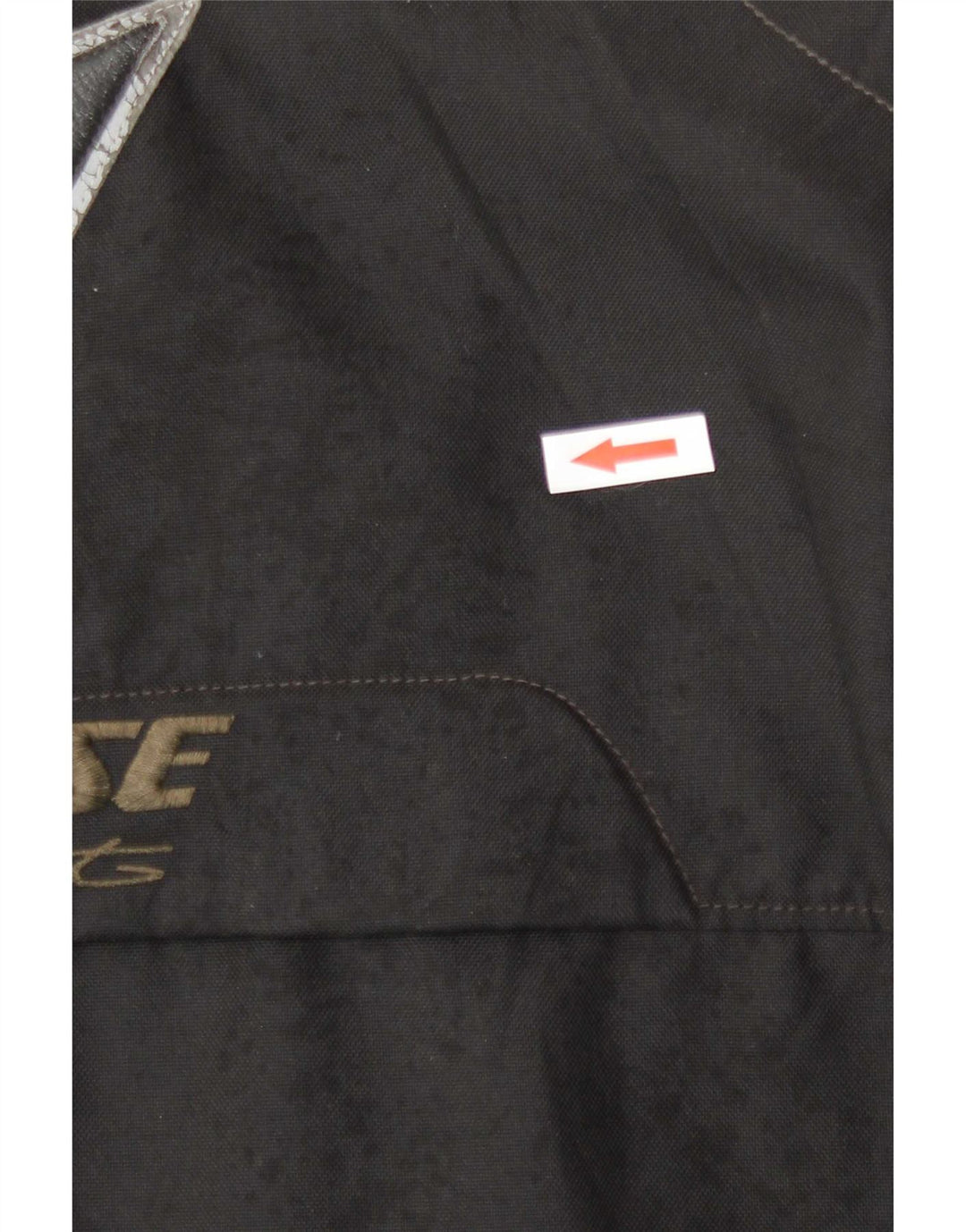 Dainese Mens Moto Racer Bomber Jacket Size 50 Medium Black Colourblock