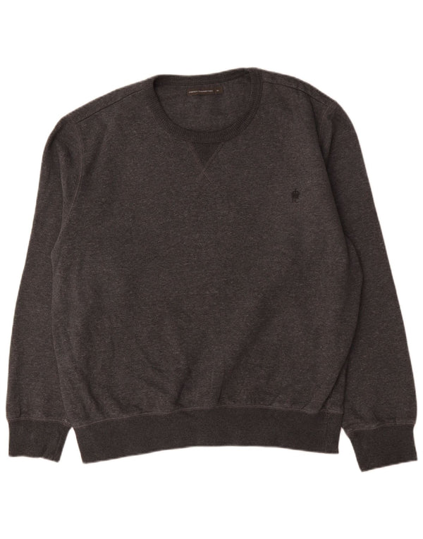French Connection Mens Sweatshirt Jumper XL Grey Cotton