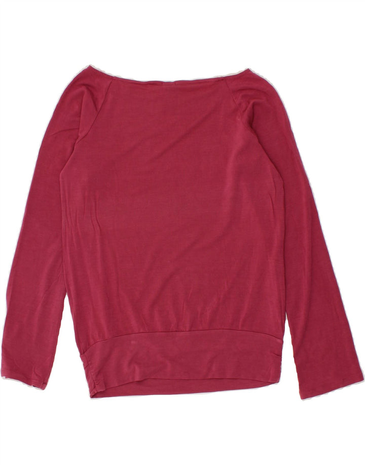 GAP Womens Long Sleeve Blouse Top UK 12 Medium Pink Lyocell Vintage Gap and Second-Hand Gap from Messina Hembry 