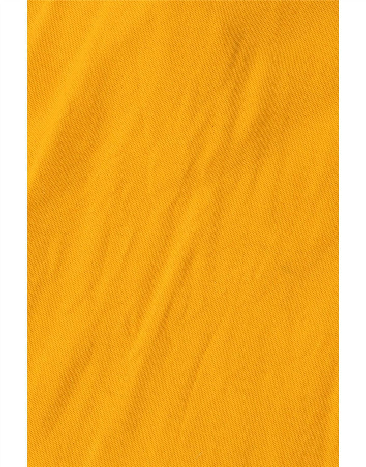 Ellesse Mens Polo Shirt Medium Yellow Cotton