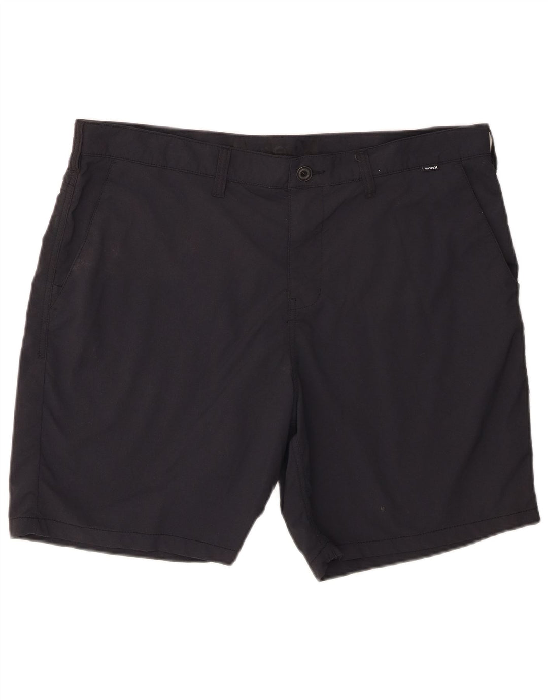 Hurley Mens Chino Shorts W38 XL Grey Nylon