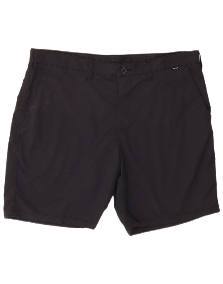 Hurley Mens Chino Shorts W38 XL Grey Nylon