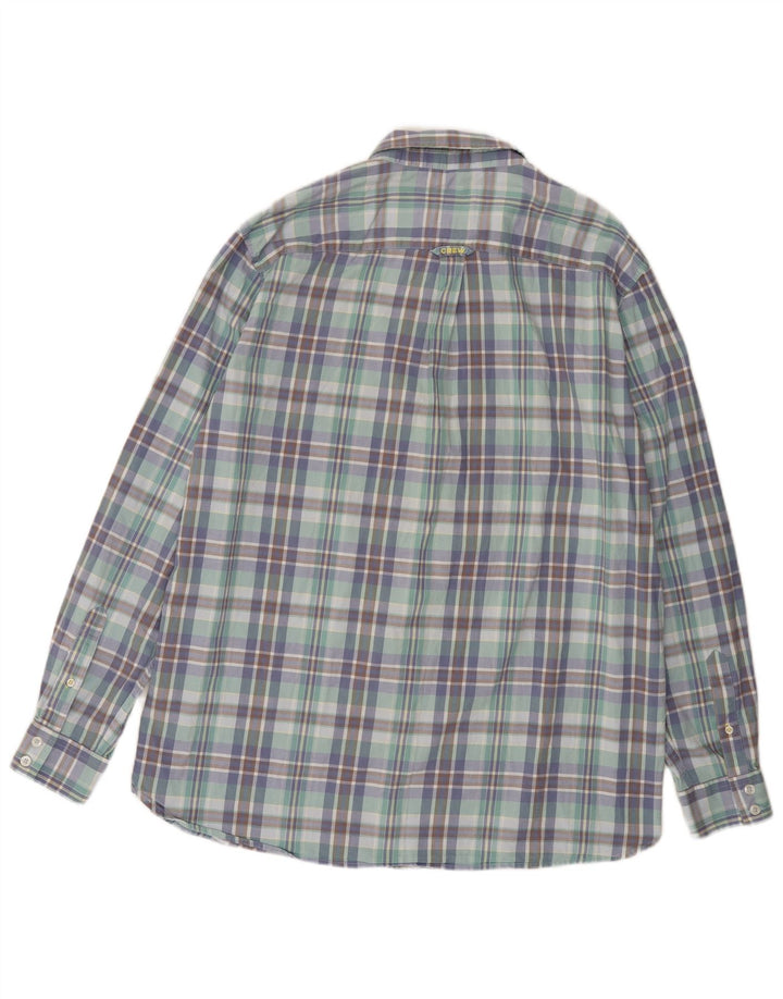 CREW CLOTHING Mens Classic Fit Shirt 2XL Multicoloured Check Cotton