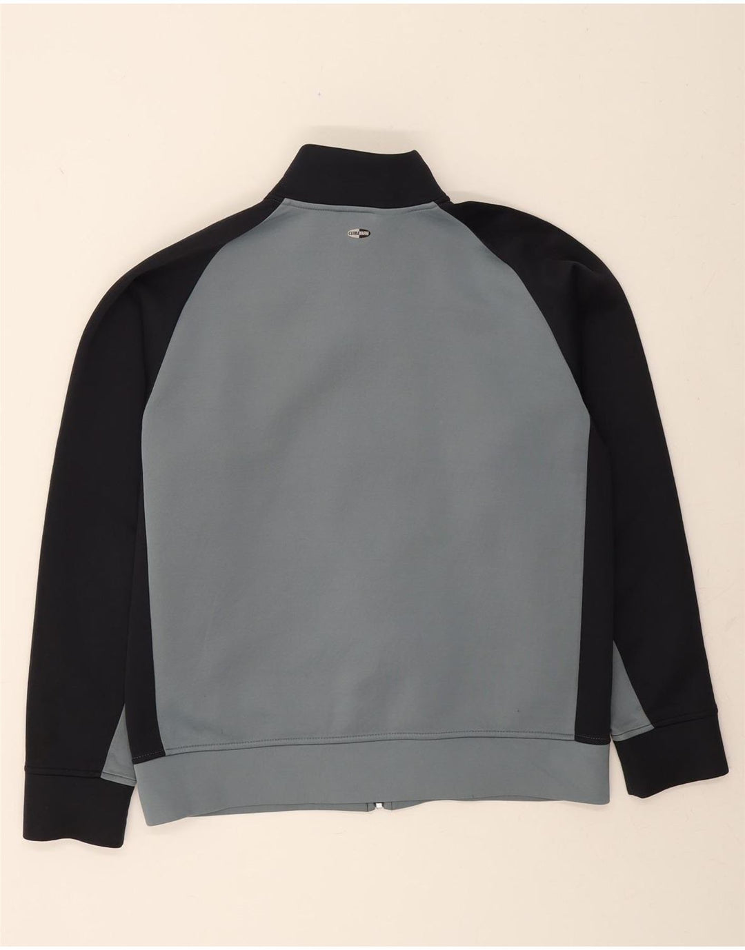ADIDAS Mens Tracksuit Top Jacket Medium Grey Colourblock Polyester Vintage Adidas and Second-Hand Adidas from Messina Hembry 