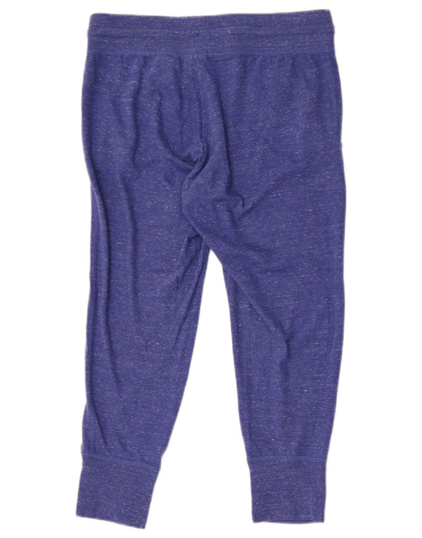Nike Womens Graphic Tracksuit Trousers Joggers UK 10 Small Blue Flecked