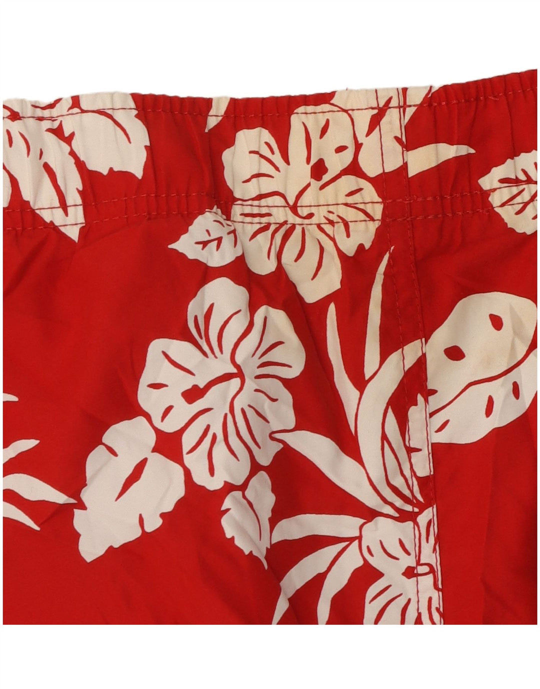 TOMMY HILFIGER Mens Swimming Shorts 2XL Red Floral Polyester