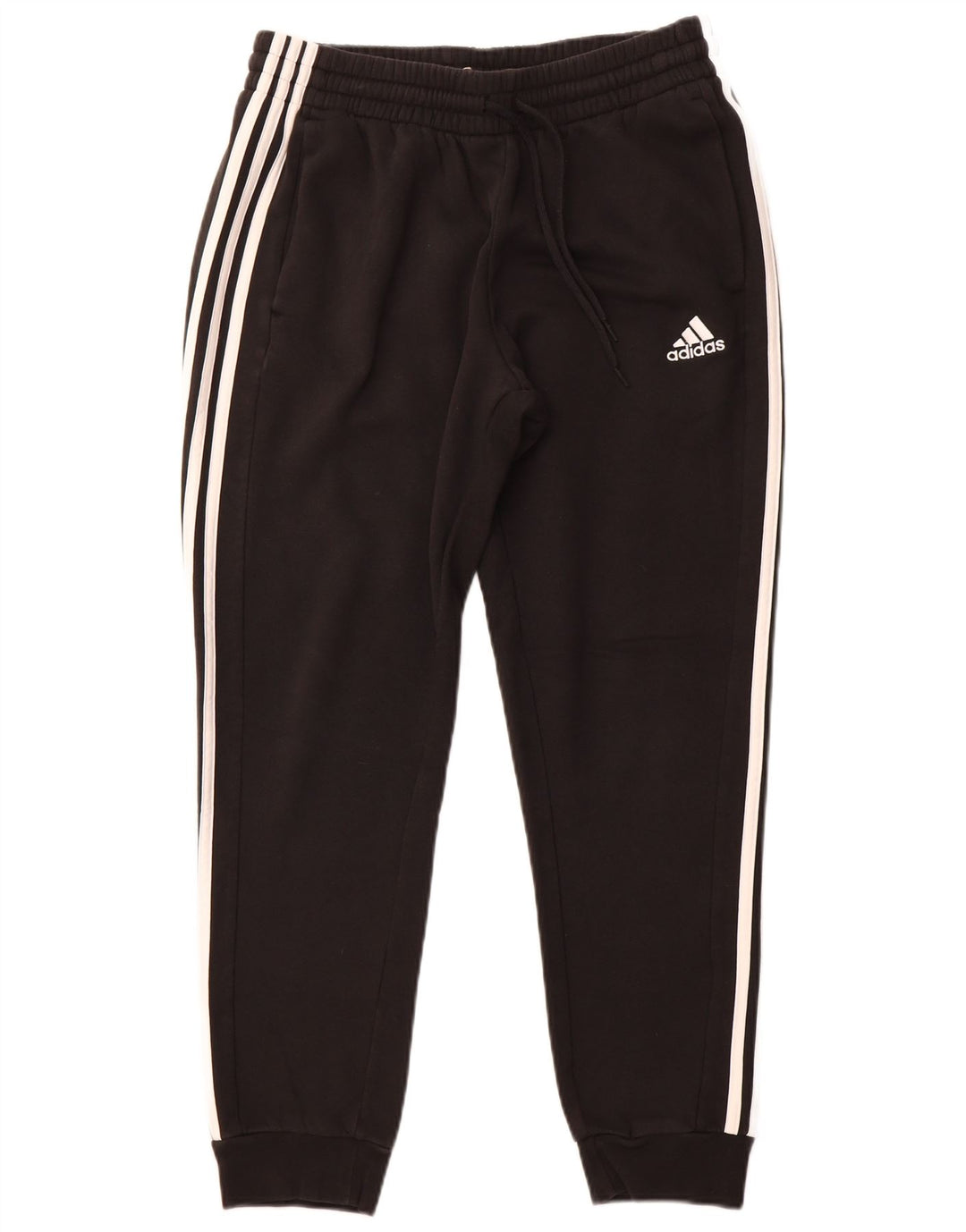 Adidas Mens Tracksuit Trousers Joggers Large Black Cotton