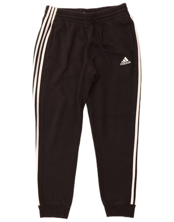 Adidas Mens Tracksuit Trousers Joggers Large Black Cotton