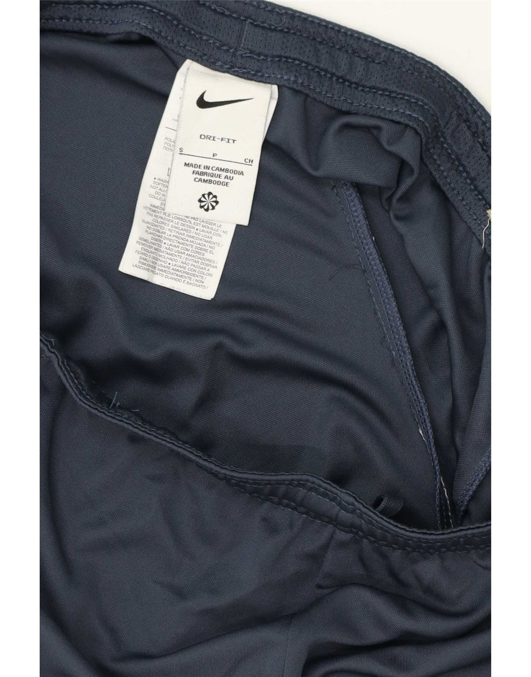 Nike Mens Dri Fit Sport Shorts Small Navy Blue Colourblock Polyester