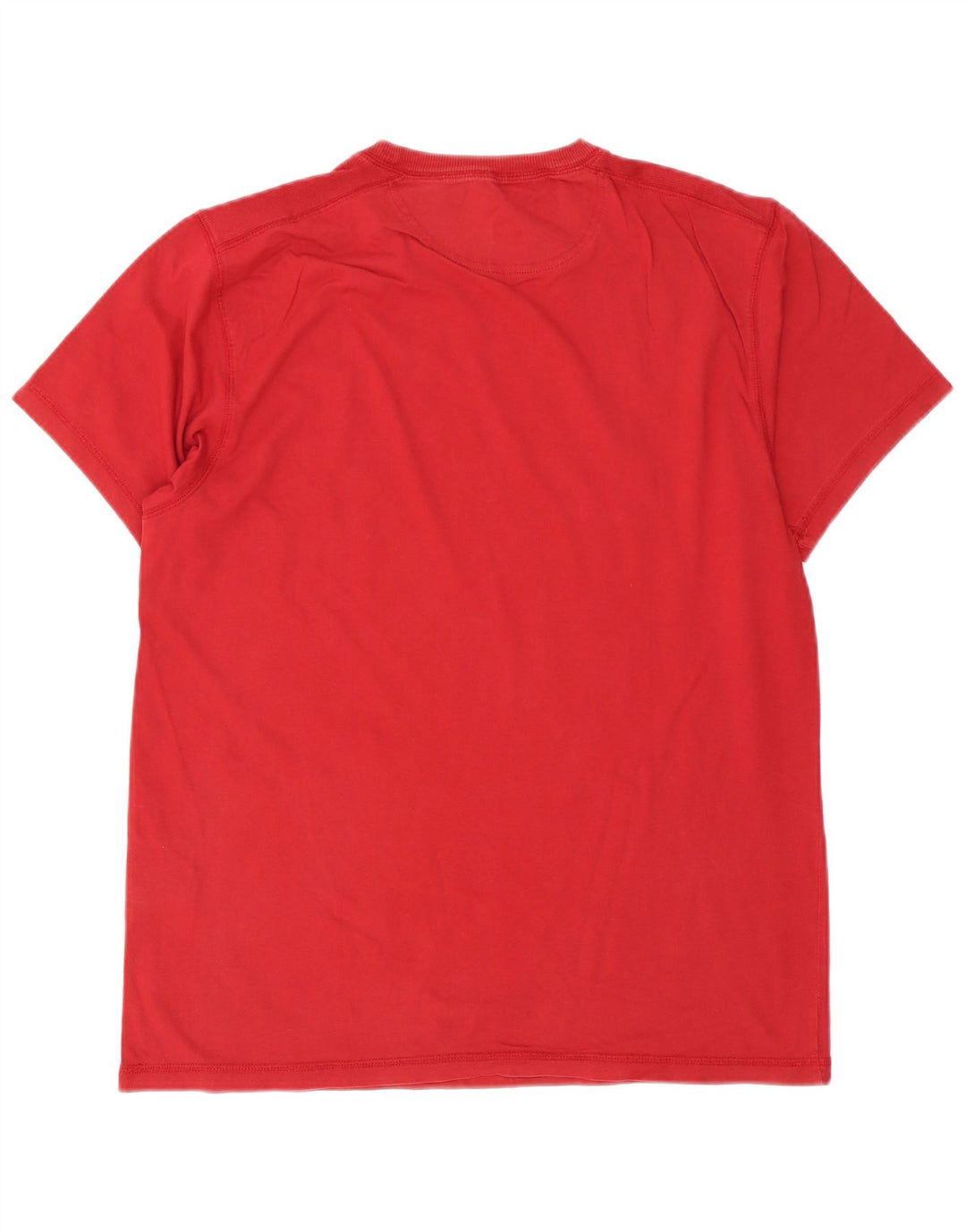 Champion Mens T-Shirt Top Large Red Cotton