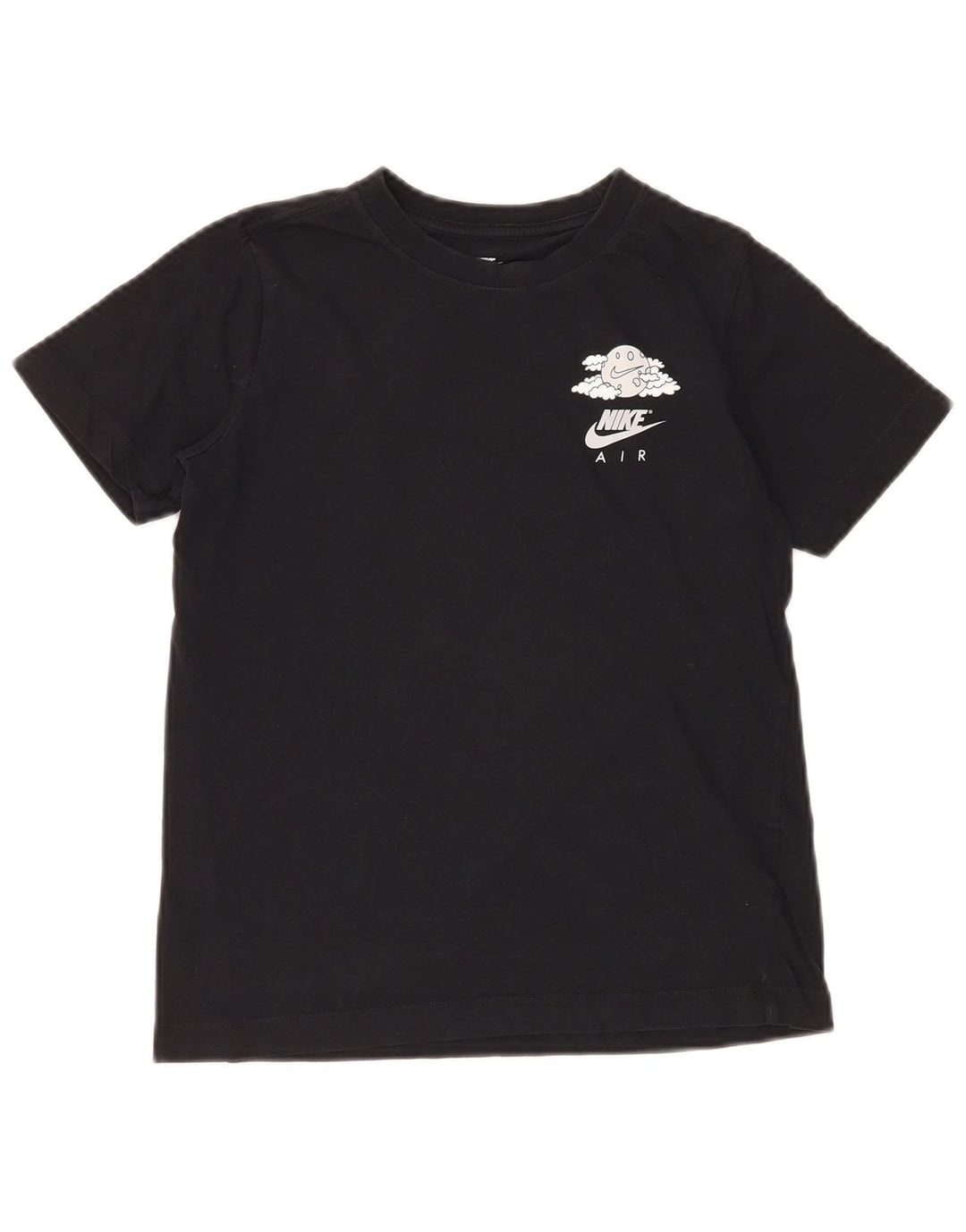 NIKE Boys Graphic T-Shirt Top 10-11 Years Medium Black Cotton