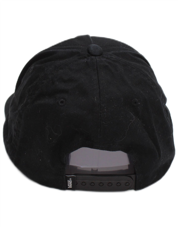 Vans Mens Graphic Baseball Cap One Size Black Cotton