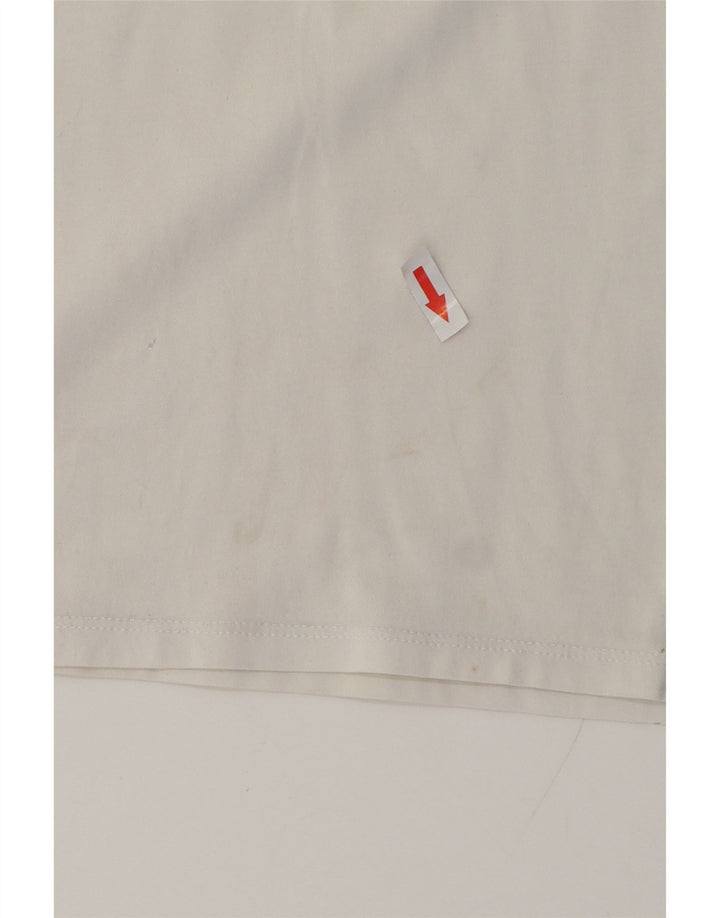 Jordan Mens Graphic T-Shirt Top Small White Cotton