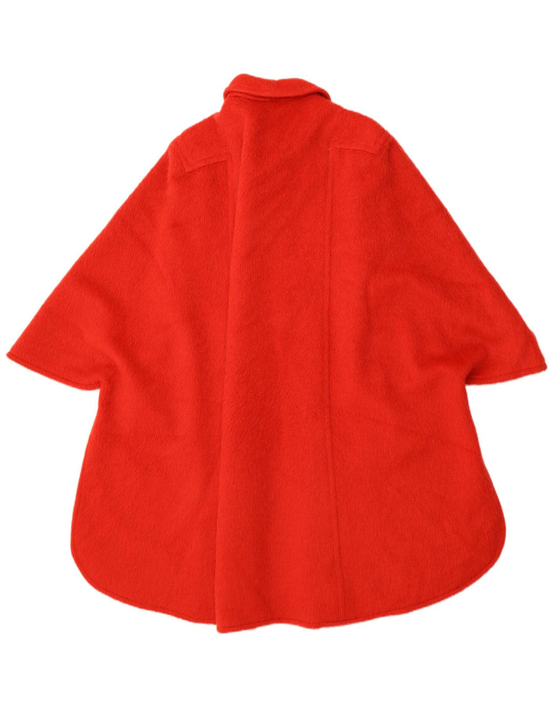 Vintage Womens Poncho Coat One Size Red