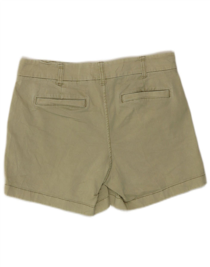 J. Crew Womens Chino Shorts US 6 Medium W30 Khaki Cotton