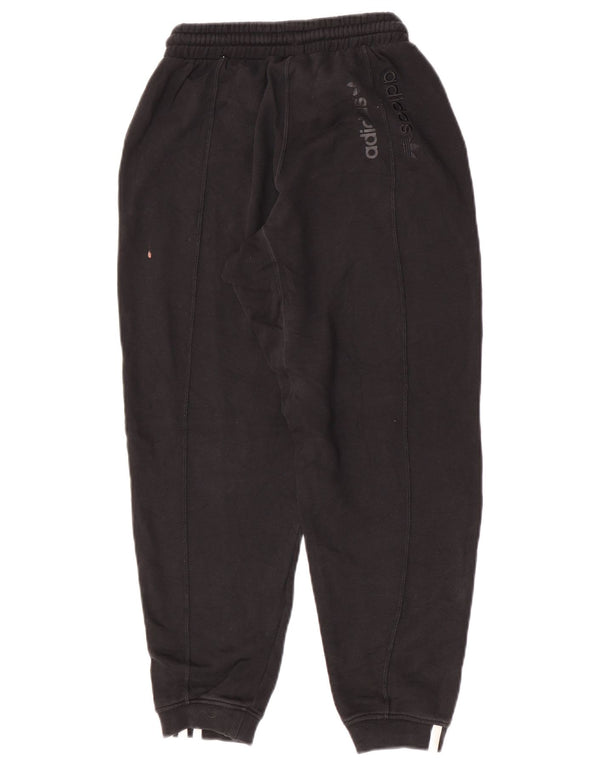 Adidas Womens Tracksuit Trousers Joggers UK 4 XS Black Cotton