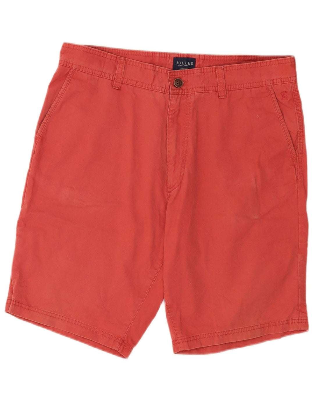 Joules Mens Chino Shorts W34 Large Red Cotton