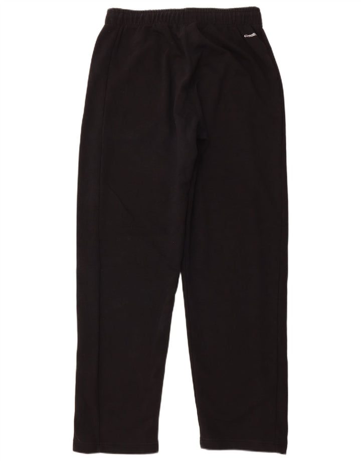 ADIDAS Mens Climalite Tracksuit Trousers Medium Black Cotton