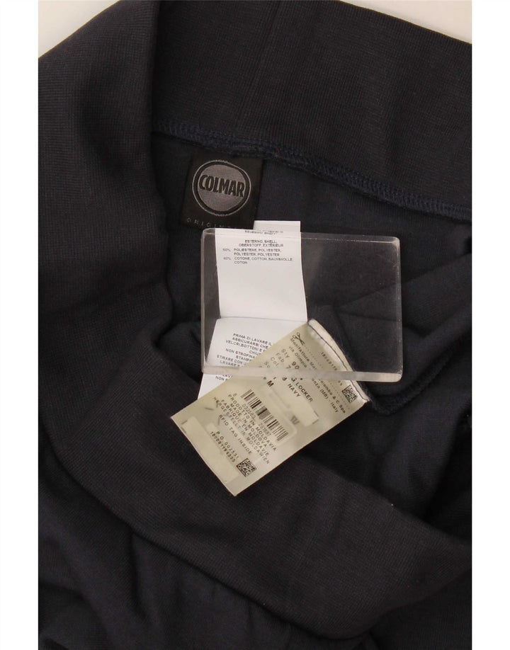 Colmar Womens Wide Leg Tracksuit Trousers UK 12 Medium Navy Blue Polyester