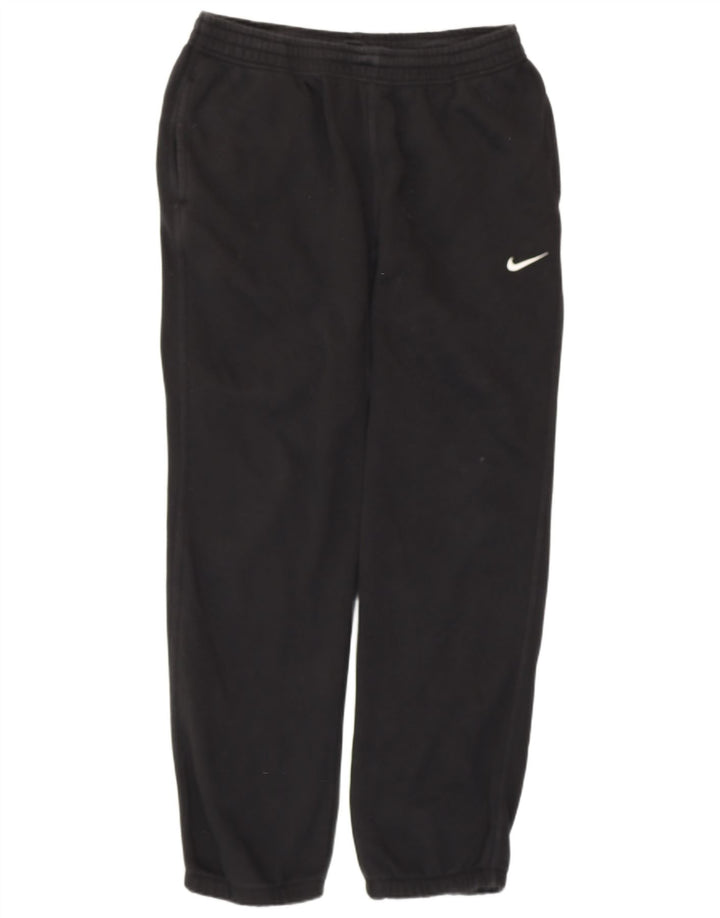 NIKE Mens Tracksuit Trousers Joggers Large Black Cotton