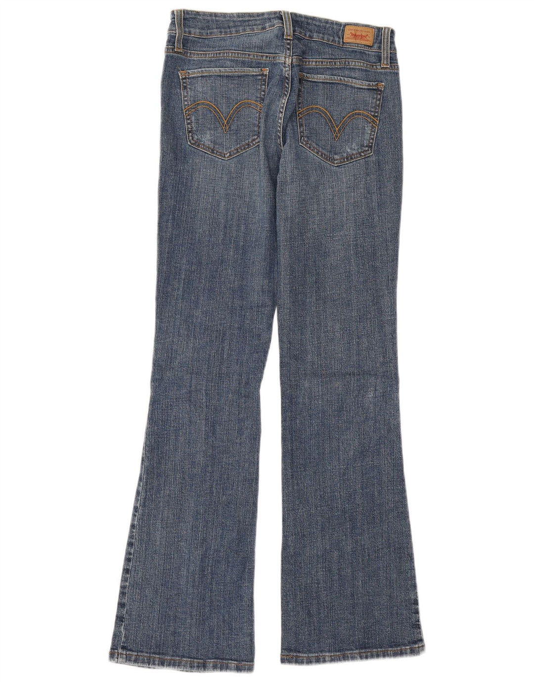 LEVI'S Womens 518 Super Low Bootcut Jeans US 5 Medium W28  L31 Blue Cotton