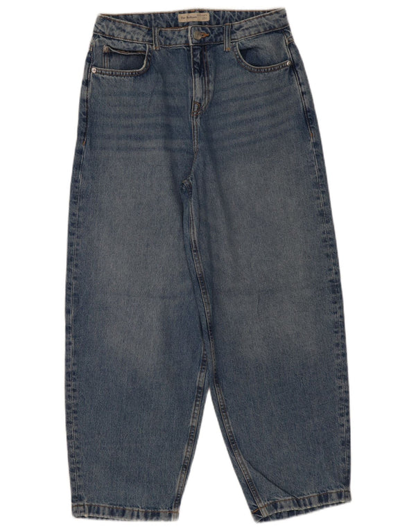 Marks & Spencer Girls Loose Jeans 12-13 Years W30 L27 Blue Cotton