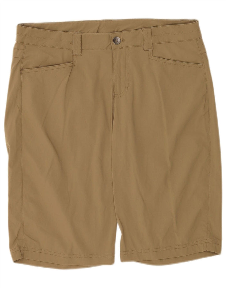 Eddie Bauer Womens Casual Shorts US 8 Medium W32 Khaki Cotton