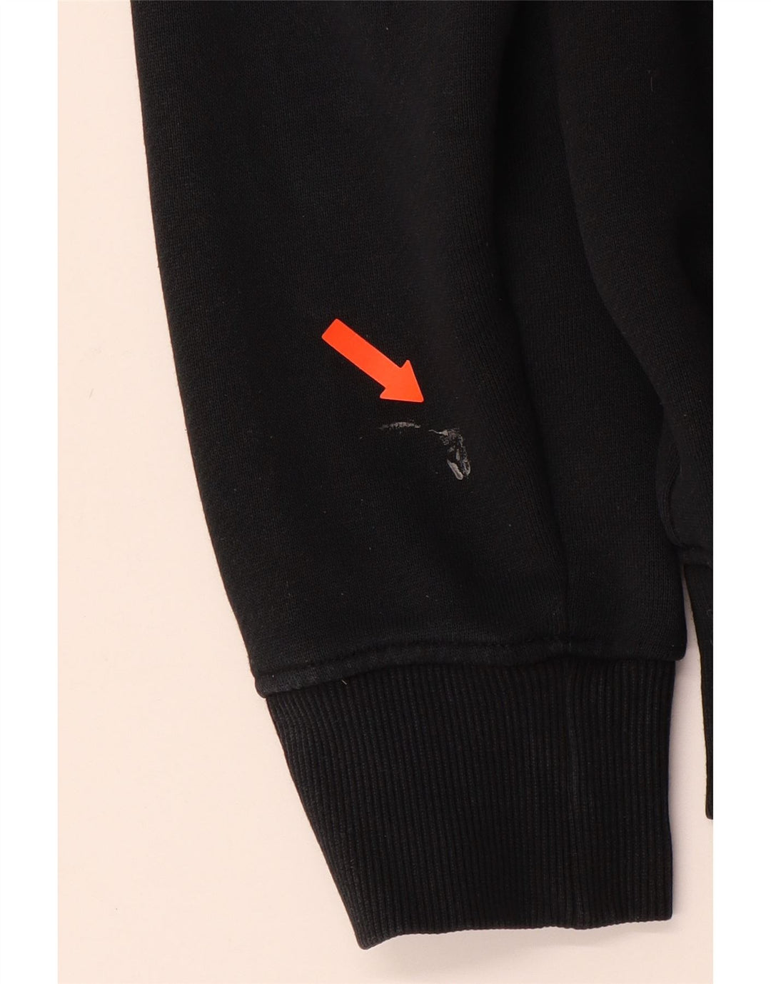 NEW BALANCE Womens Graphic Oversized Sweatshirt Jumper UK 10 Small Black