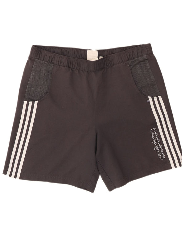 Adidas Mens Graphic Sport Shorts Large  Black Polyester