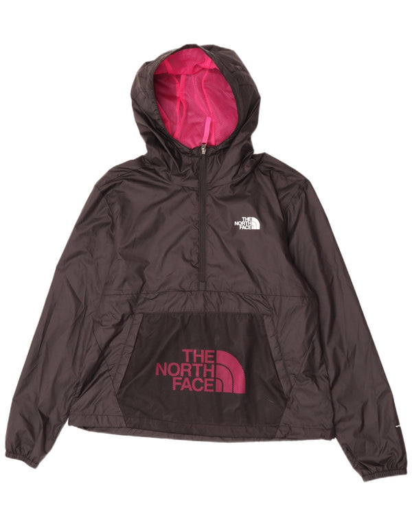 The North Face Womens Hooded Pullover Rain Jacket UK 16 Large Black