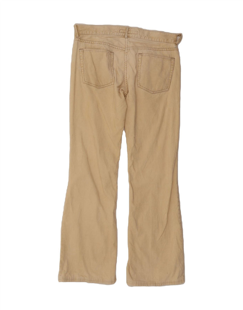 FCUK Womens Bootcut Corduroy Trousers US 10 Large W32 L28 Beige Cotton Vintage Fcuk and Second-Hand Fcuk from Messina Hembry 