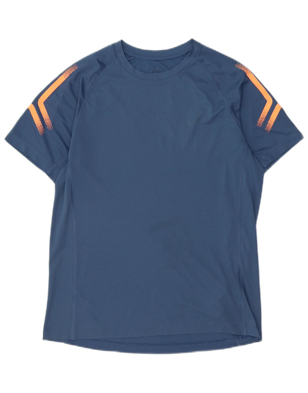 ASICS Mens T-Shirt Top Small Blue Polyester