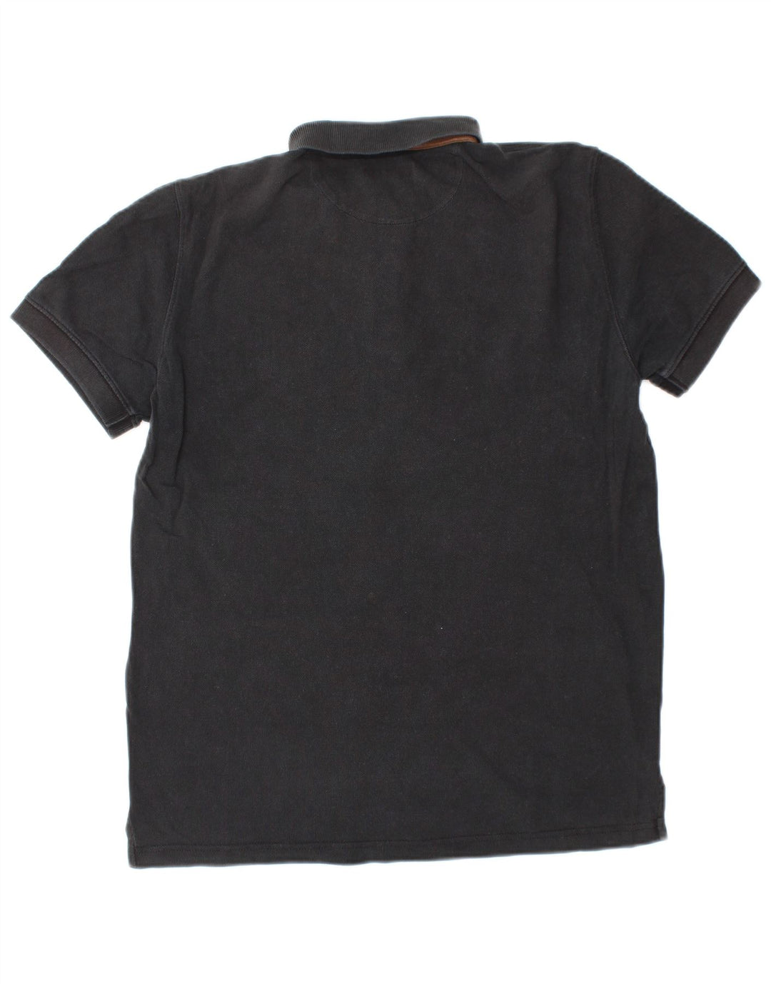MASSIMO DUTTI Mens Polo Shirt Small Black