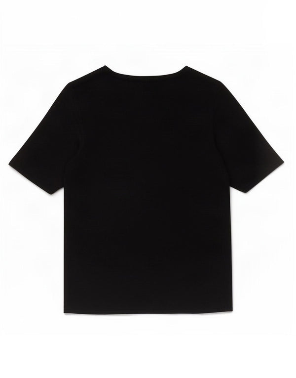 Marks & Spencer Womens T-Shirt Top UK 8 Small Black Viscose