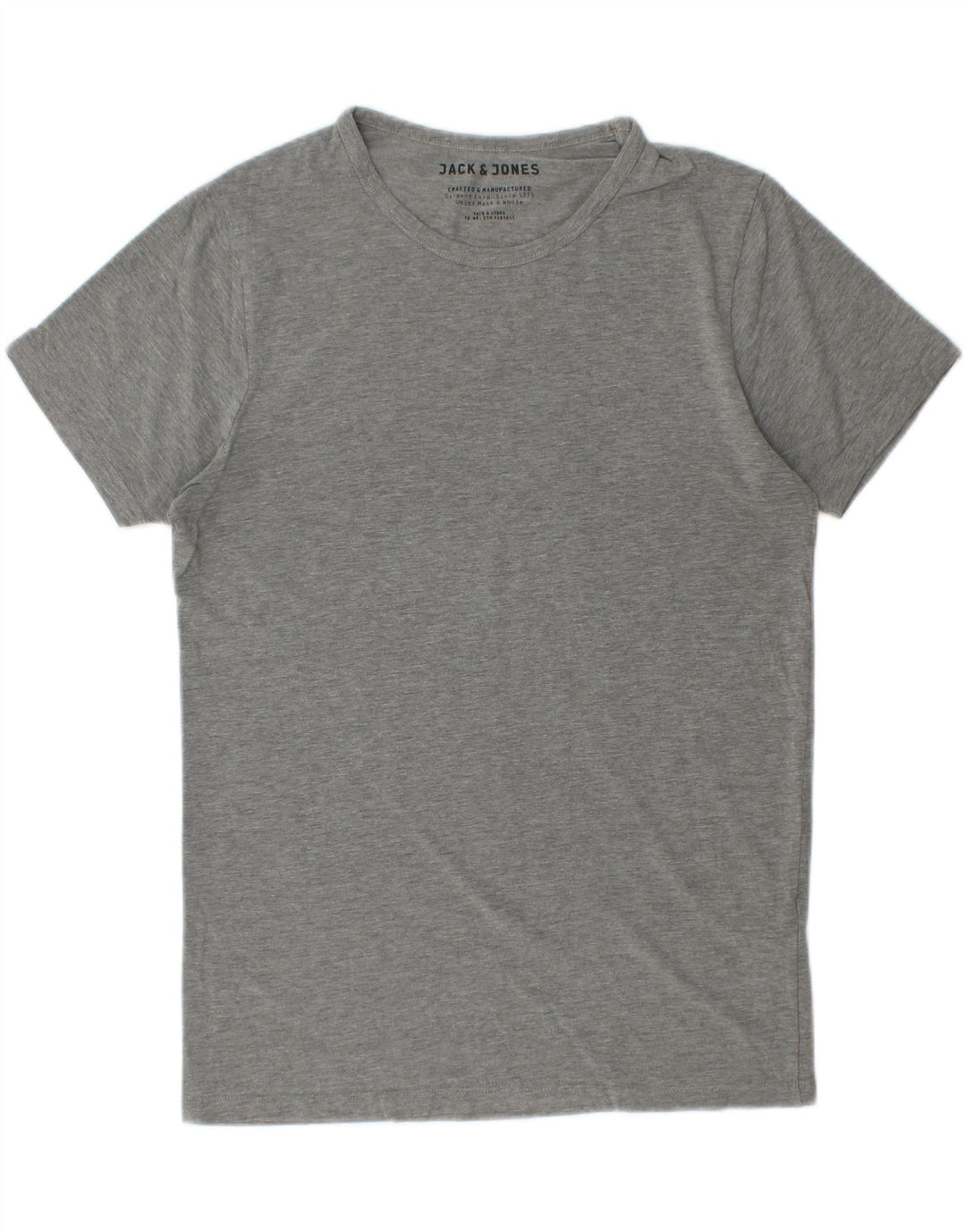 JACK & JONES Mens T-Shirt Top Large Grey Cotton Vintage Jack & Jones and Second-Hand Jack & Jones from Messina Hembry 