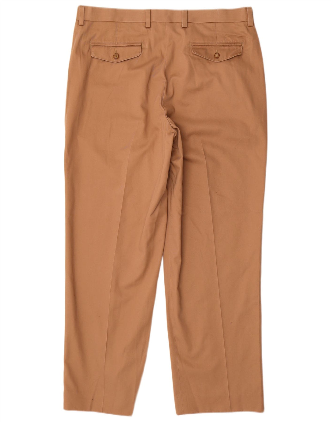 L.L.BEAN Mens Comfort Fit Straight Chino Trousers W36 L31  Beige Cotton
