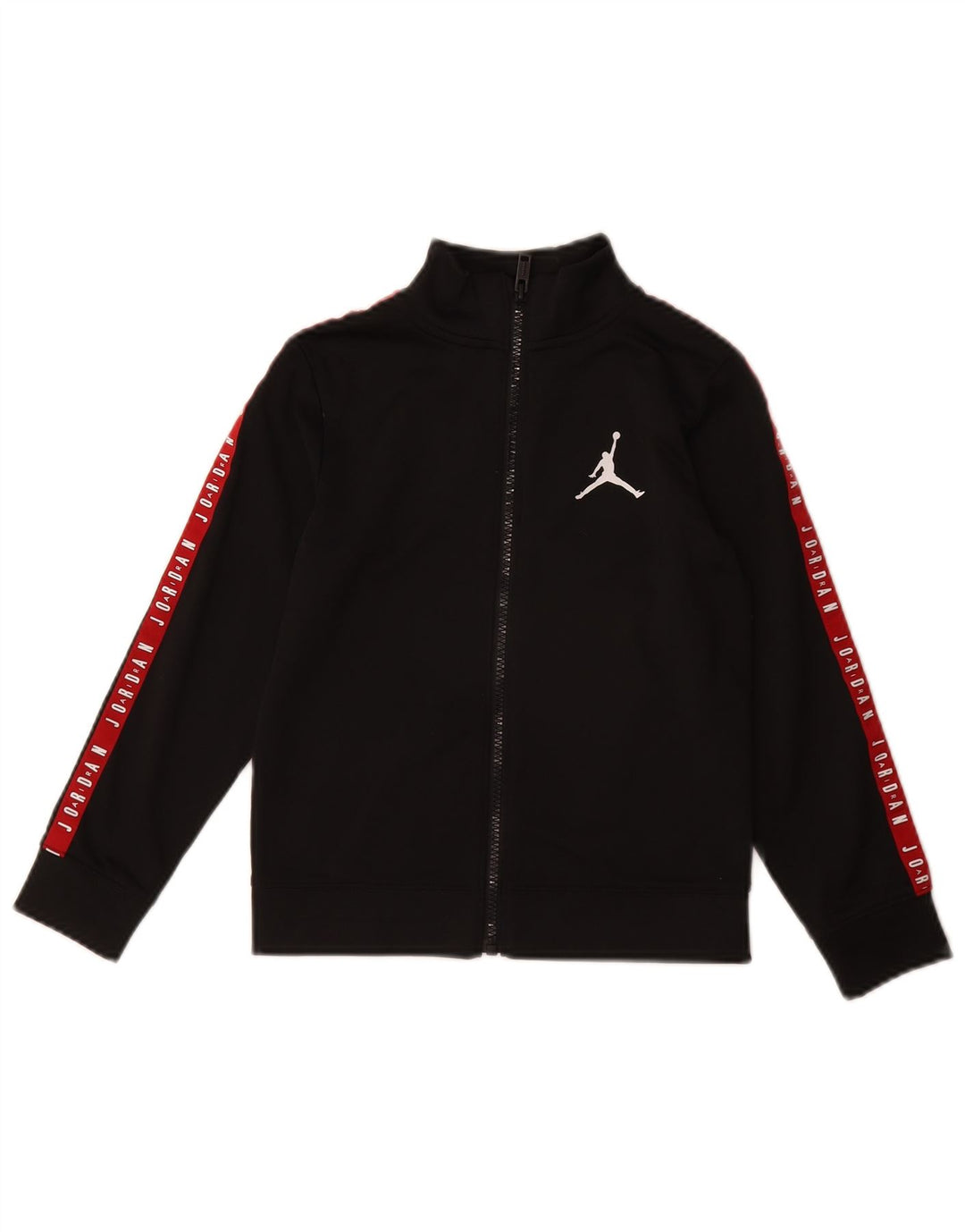 JORDAN Boys Graphic Tracksuit Top Jacket 6-7 Years Black